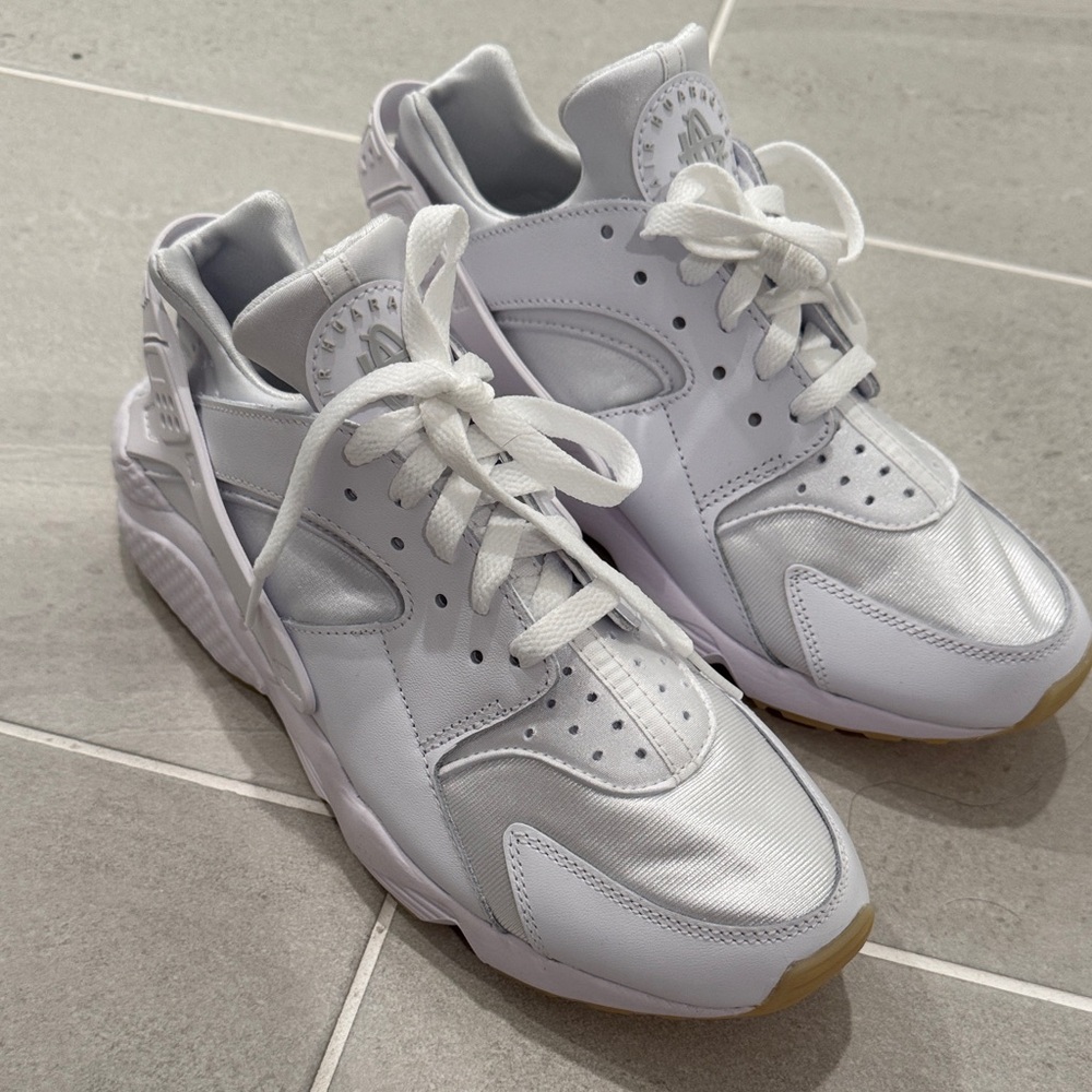Nike White Huarache Sneakers